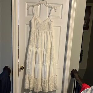 Altar'd State White Maxi Dress